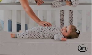 4. Delta Children Serta Sleep True Mini Crib Mattress